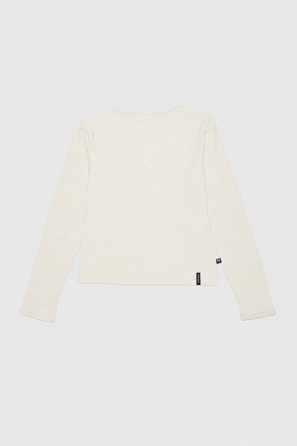 Polera Muri Orgánica Beige Mujer
