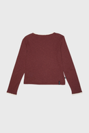 Polera Muri Orgánica Burdeo Mujer-8