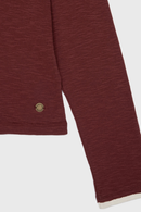Polera Muri Orgánica Burdeo Mujer-11