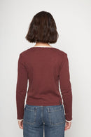 Polera Muri Orgánica Burdeo Mujer-5