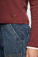 Polera Muri Orgánica Burdeo Mujer-6
