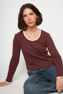 Polera Muri Orgánica Burdeo Mujer-2