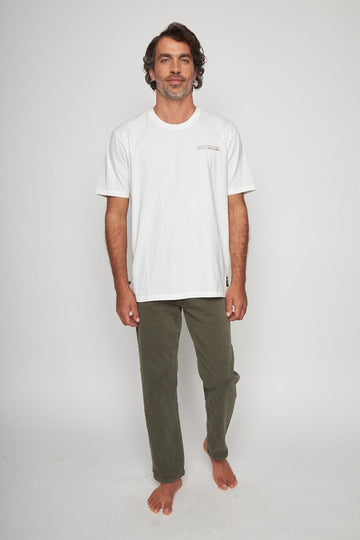 Polera Rolan Orgánica Blanca Hombre - 0