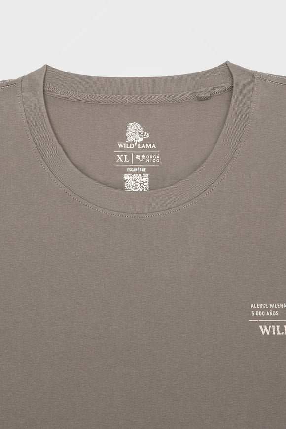 Polera Rolan Orgánica Café Hombre