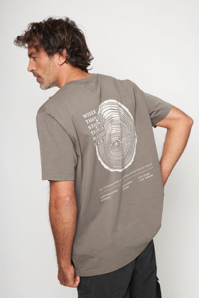 Polera Rolan Orgánica Café Hombre