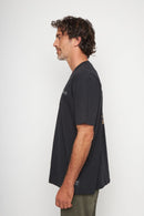 Polera Rolan Orgánica Negra Hombre-4