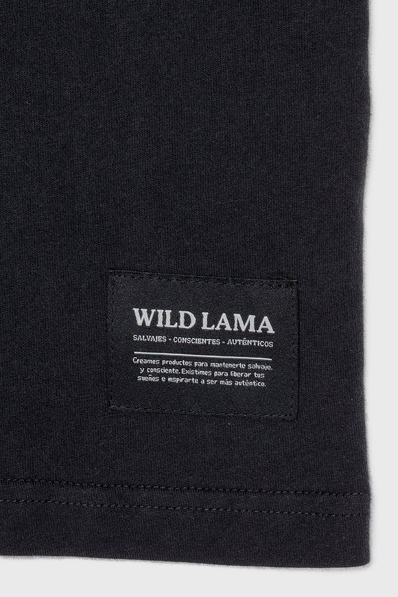 Polera Rolan Orgánica Negra Hombre