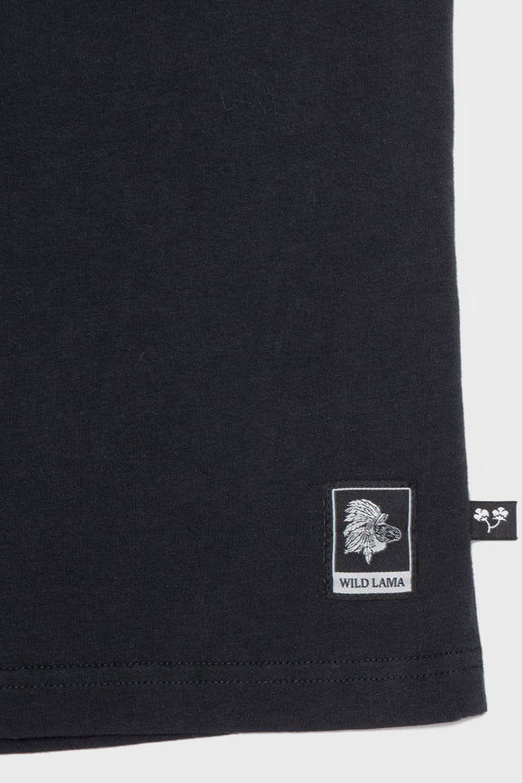 Polera Rolan Orgánica Negra Hombre