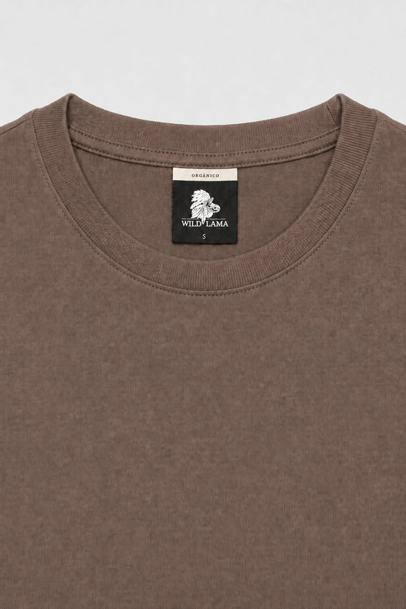 Polera Sari Organica Café Mujer