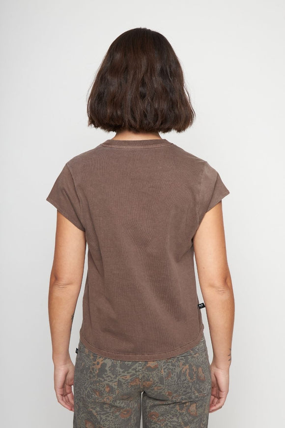 Polera Sari Organica Café Mujer