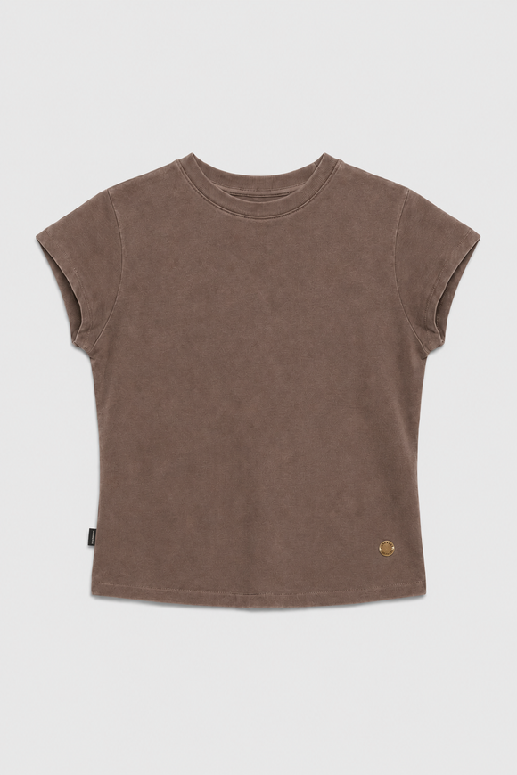 Polera Sari Organica Café Mujer