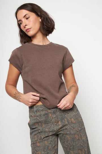 Polera Sari Organica Café Mujer - 0