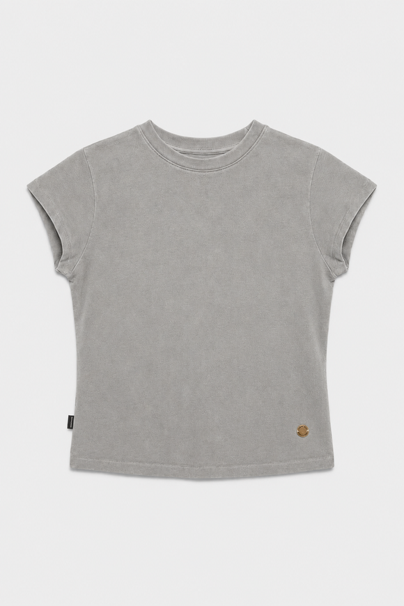 Polera Sari Organica Gris Mujer
