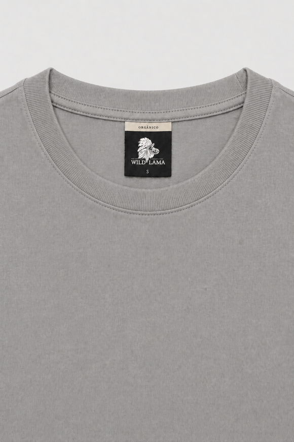 Polera Sari Organica Gris Mujer