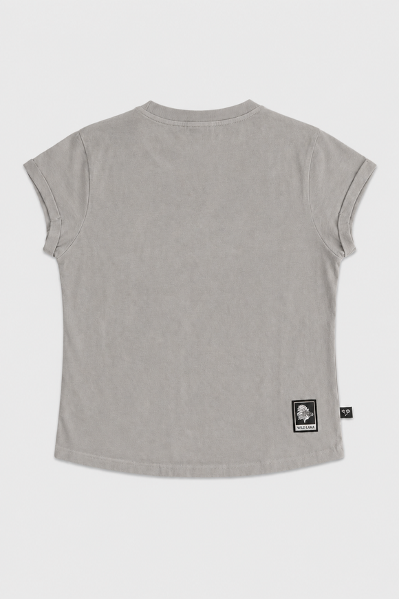 Polera Sari Organica Gris Mujer