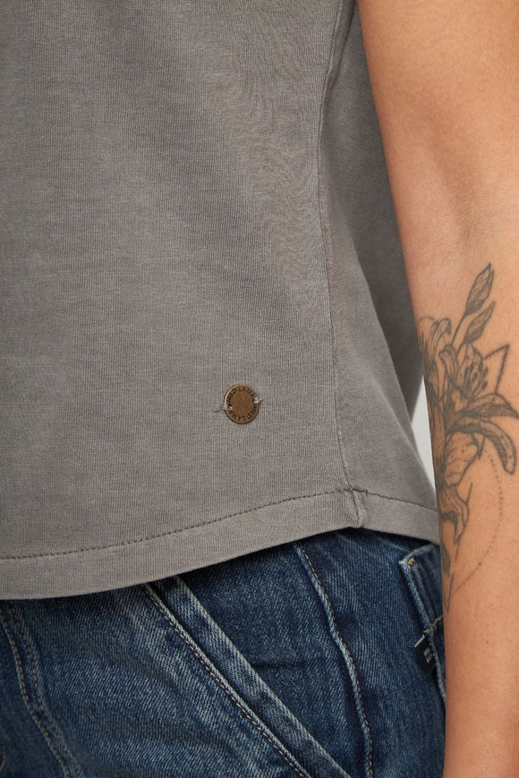 Polera Sari Organica Gris Mujer