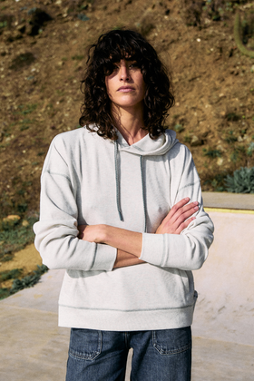 Polerón Bali Reciclado Gris Mujer