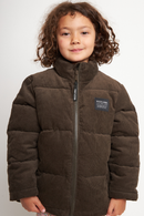 Parka Lauca Corduroy Orgánica Café Kids-1