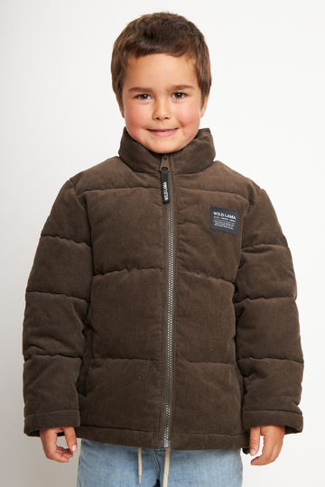 Parka Lauca Corduroy Orgánica Café Kids - 0