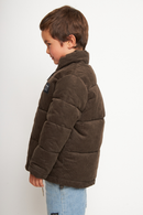 Parka Lauca Corduroy Orgánica Café Kids-4