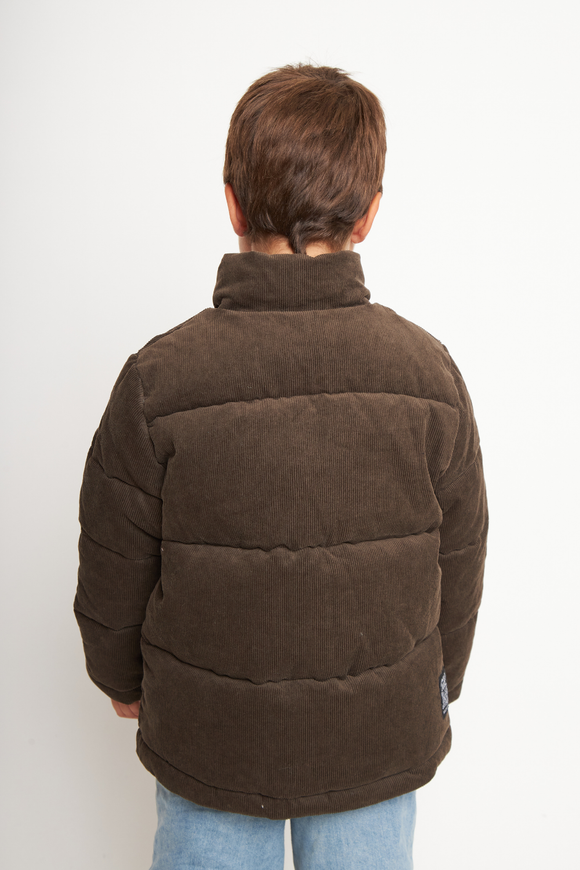 Parka Lauca Corduroy Orgánica Café Kids