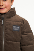 Parka Lauca Corduroy Orgánica Café Kids-8