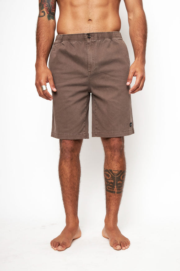 Short Borea Orgánico Café Hombre