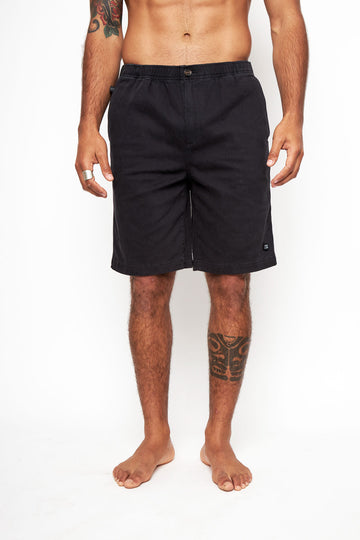 Short Borea Orgánico Negro Hombre