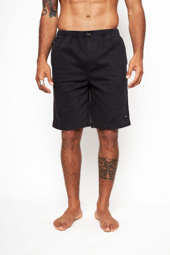 Short Borea Orgánico Negro Hombre