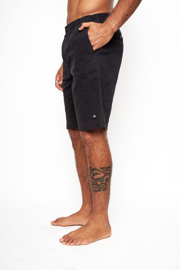 Short Borea Orgánico Negro Hombre