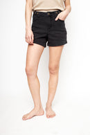 Short Nix Orgánico Denim Negro Mujer-3