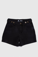 Short Nix Orgánico Denim Negro Mujer-7