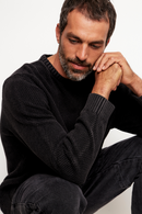 Sweater Rau Orgánico Negro Hombre-1
