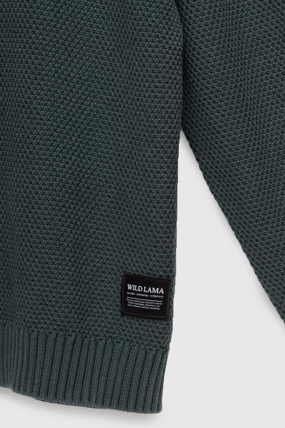 Sweater Rau Orgánico Verde Hombre