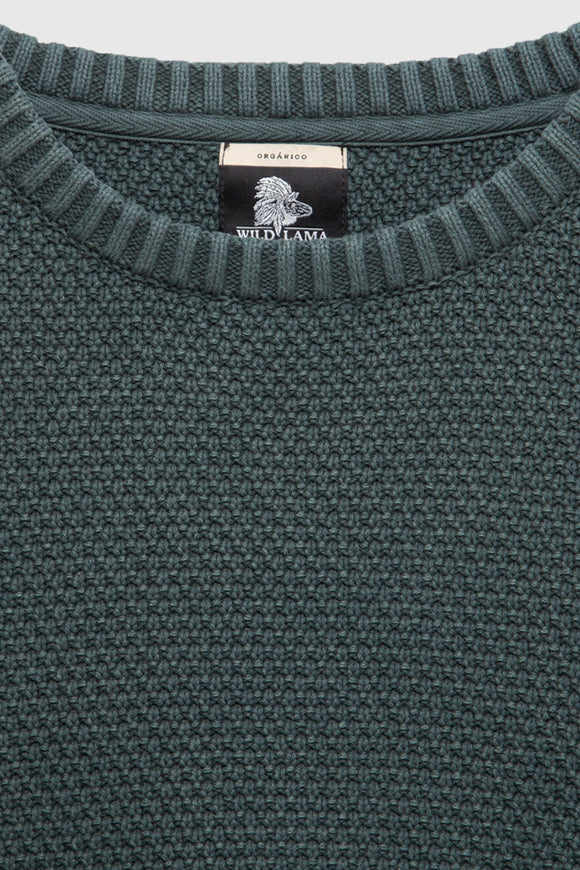 Sweater Rau Orgánico Verde Hombre