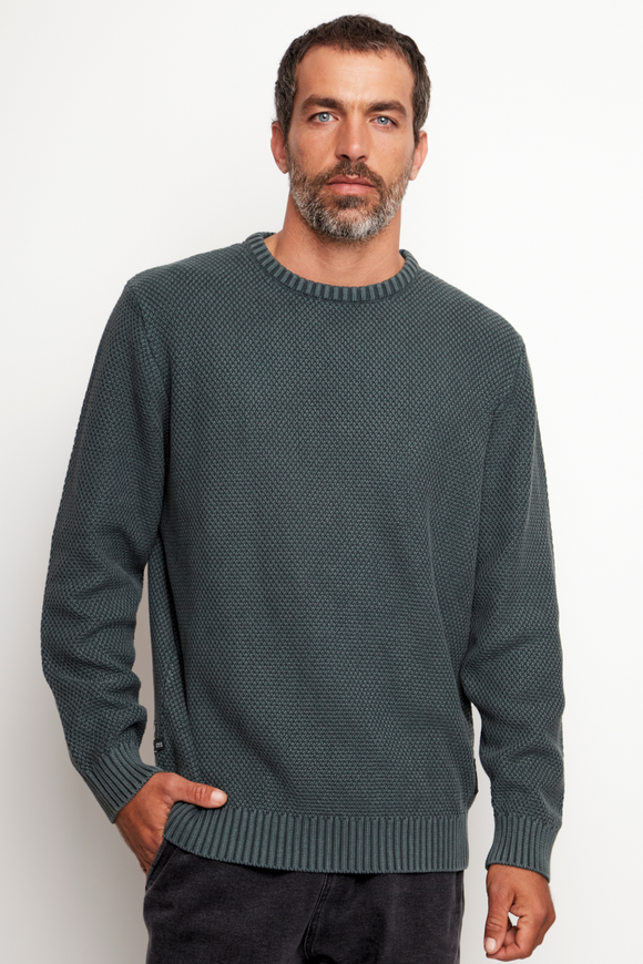 Sweater Rau Orgánico Verde Hombre
