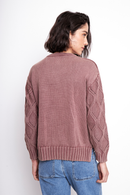 Sweater Trino Orgánico Rosado Mujer-4