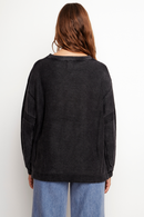 Sweater Viga Orgánico Negro Mujer-4