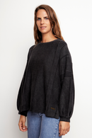 Sweater Viga Orgánico Negro Mujer-3