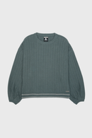 Sweater Noa Orgánico Petróleo Mujer-8