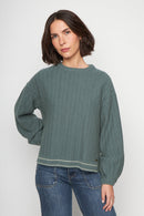 Sweater Noa Orgánico Petróleo Mujer-4