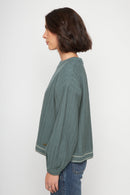 Sweater Noa Orgánico Petróleo Mujer-5