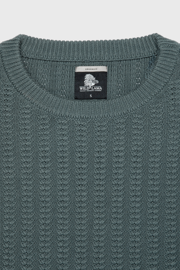 Sweater Noa Orgánico Petróleo Mujer