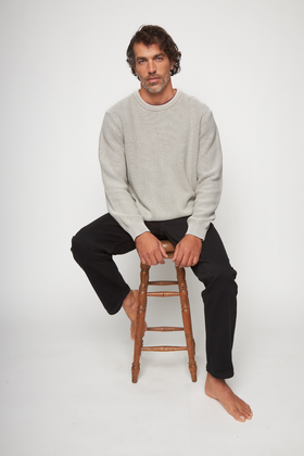 Sweater Toru Orgánico Beige Hombre - 0