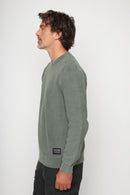 Sweater Toru Orgánico Petróleo Hombre-3