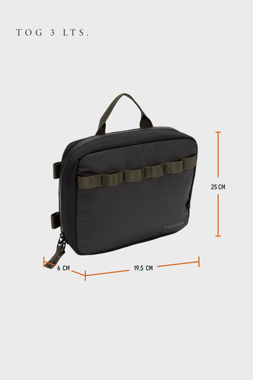 Neceser Travel Tog Reciclado Negro 3L. - 0