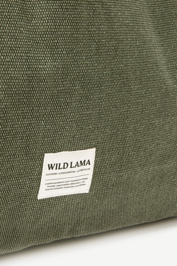 Tote Bag Taca Reciclada Verde Militar