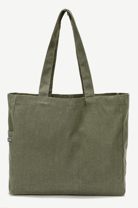 Tote Bag Taca Reciclada Verde Militar
