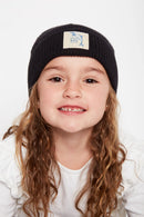 Gorro Neve Con Causa Reciclado Negro Kids-2
