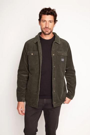 Chaqueta Cordero Orgánica Verde Hombre - 0